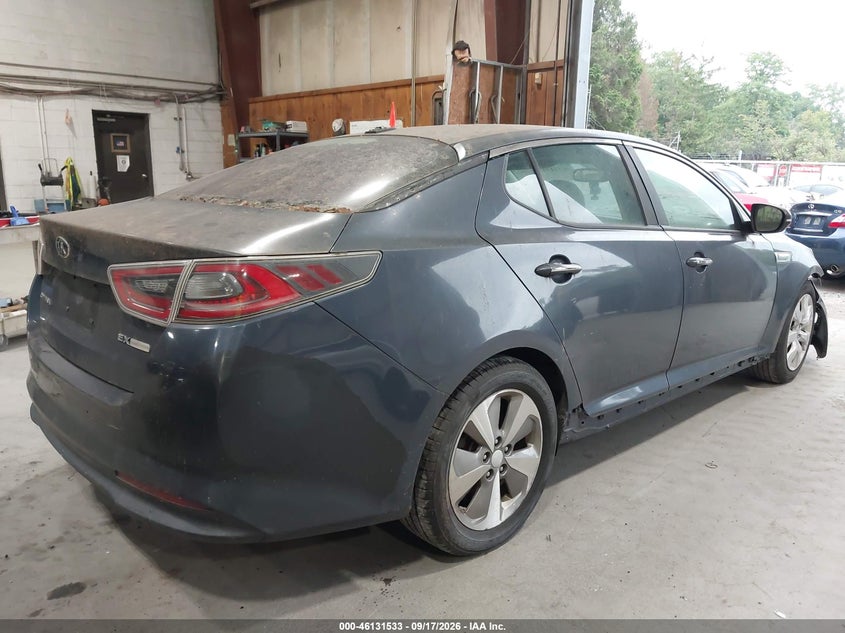 Vin: knagn4ad1e5063043, lot: 46631265, kia optima hybrid ex 20144