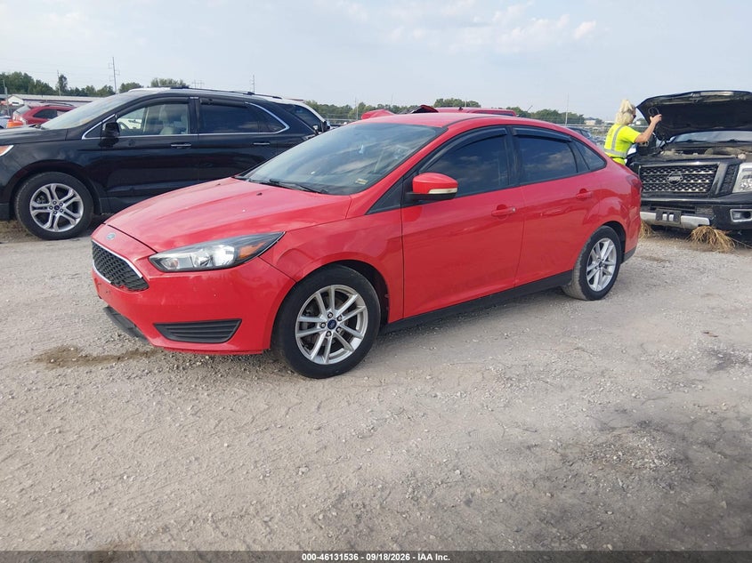 Vin: 1fadp3f27fl205853, lot: 46631269, ford focus se 20152
