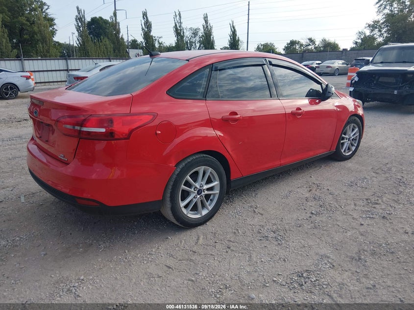 Vin: 1fadp3f27fl205853, lot: 46631269, ford focus se 20154