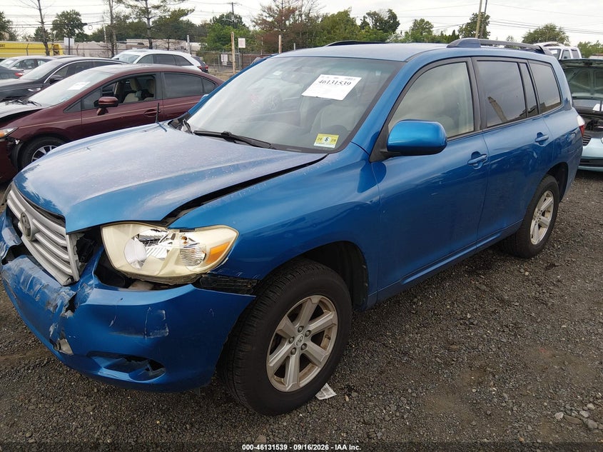 TOYOTA HIGHLANDER 2009 VIN JTEDS41A092085980