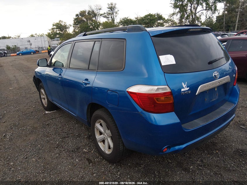 TOYOTA HIGHLANDER 2009 VIN JTEDS41A092085980
