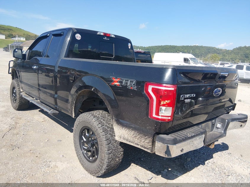 Vin: 1ftfx1ef3fkd92350, lot: 46631281, ford f-150 xlt 20153