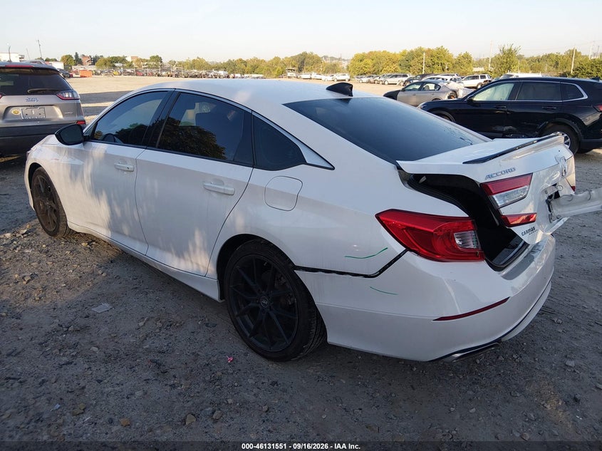 Vin: 1hgcv1f31na008133, lot: 46631284, honda accord sport 20223