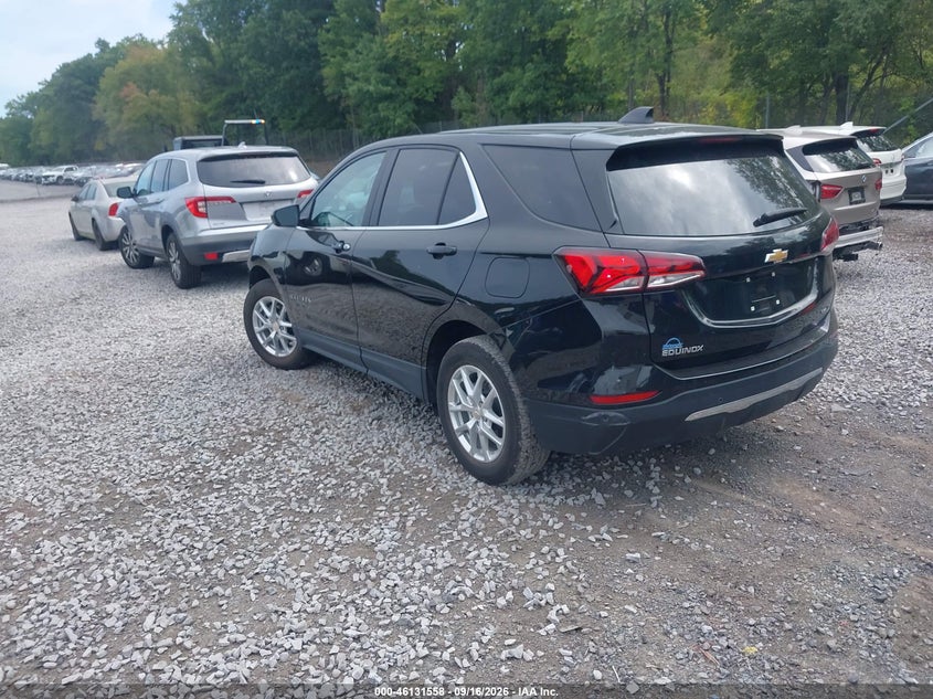 Vin: 3gnaxuev8nl281705, lot: 46631291, chevrolet equinox awd lt 20223