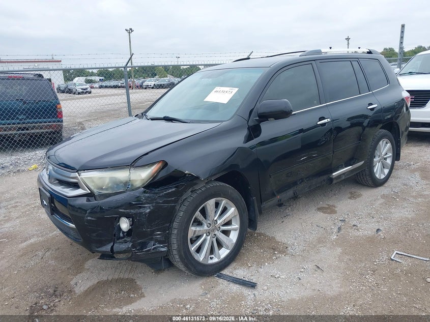 Vin: jtedc3eh9c2008157, lot: 46631306, toyota highlander hybrid limited v6 20122