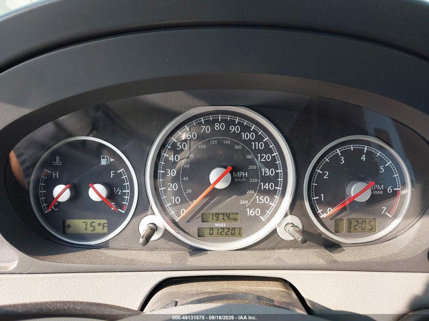 CHRYSLER CROSSFIRE 2006 VIN 1C3AN69L86X069061