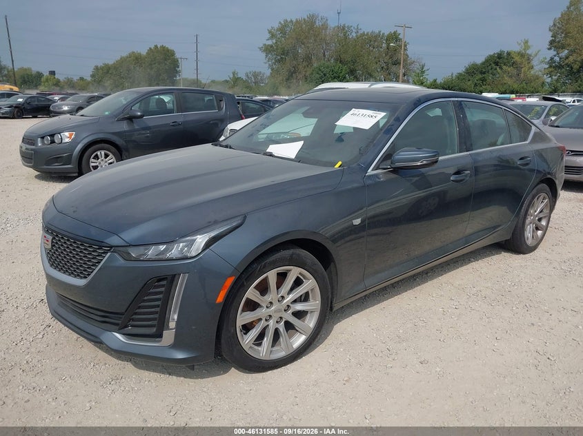 Vin: 1g6dx5rk0l0155833, lot: 46631318, cadillac ct5 luxury 20202