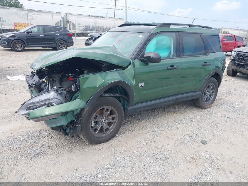 Vin: 3fmcr9b62pre23807, lot: 46631346, ford bronco sport big bend 20232