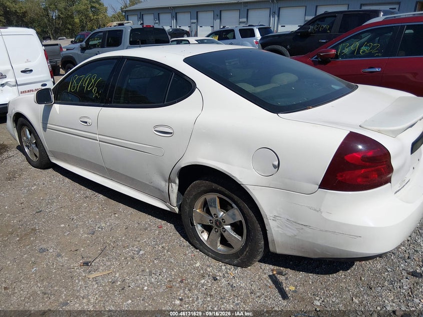 PONTIAC GRAND PRIX 2005 VIN 2G2WS522051175512