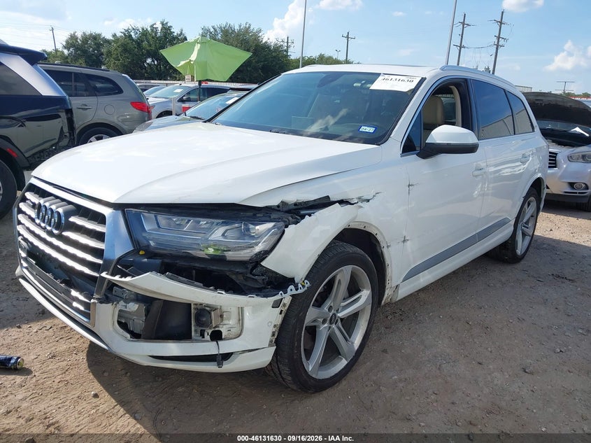 Vin: wa1vaaf76kd010681, lot: 46631363, audi q7 55 premium 20192