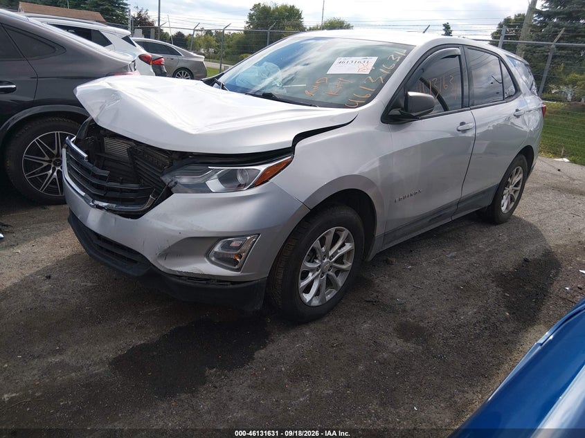 Vin: 2gnaxhev8k6128829, lot: 46631364, chevrolet equinox ls 20192