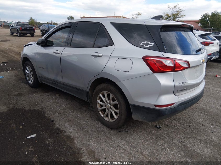 Vin: 2gnaxhev8k6128829, lot: 46631364, chevrolet equinox ls 20193