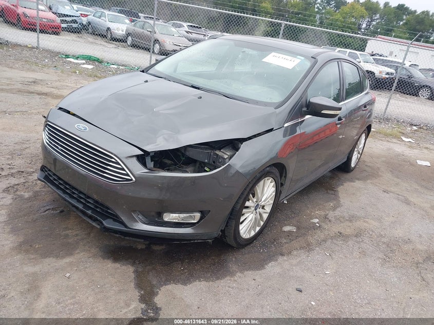 Vin: 1fadp3n20jl331661, lot: 46631376, ford focus titanium 20182
