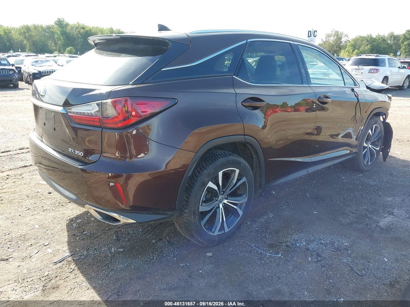 Vin: 2t2bzmca0gc039614, lot: 46631390, lexus rx 350 20164
