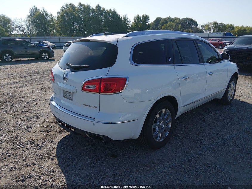 Vin: 5gakrbkd3hj327297, lot: 46631392, buick enclave leather 20174