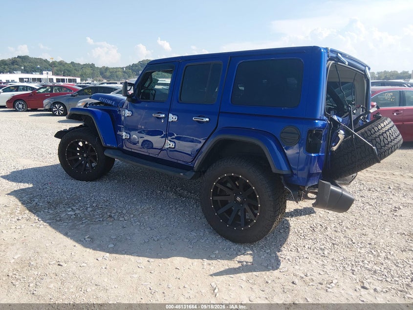 Vin: 1c4hjxeg1jw243507, lot: 46631397, jeep wrangler unlimited sahara 20183