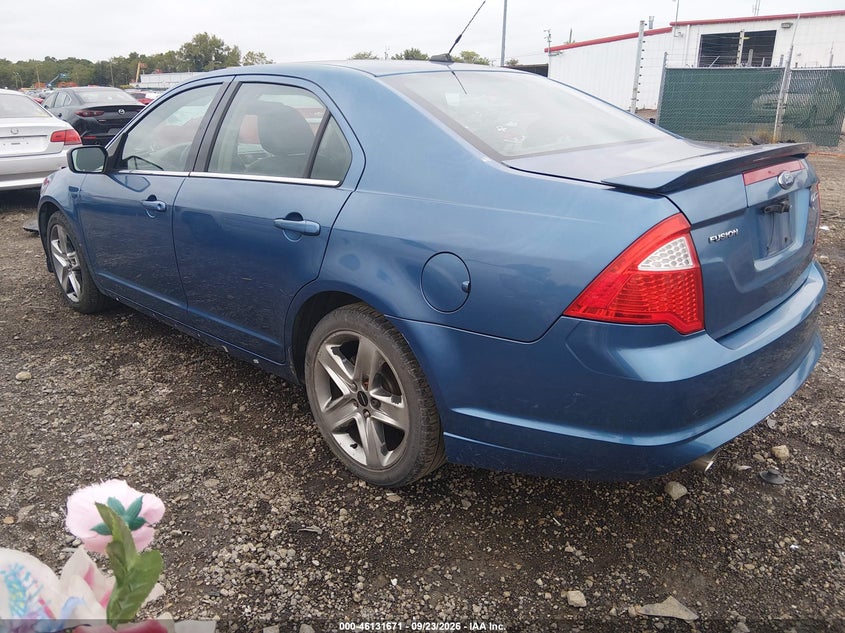 Vin: 3fahp0kc7ar169865, lot: 46631405, ford fusion sport 20103