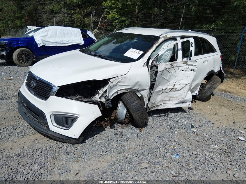 Vin: 5xypgda31hg286117, lot: 46631407, kia sorento 2.4l lx 20172