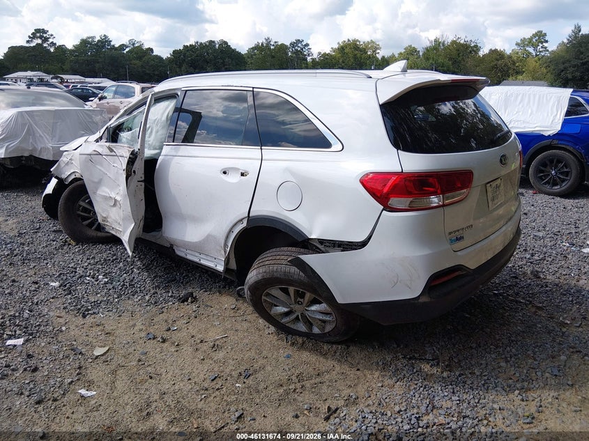 Vin: 5xypgda31hg286117, lot: 46631407, kia sorento 2.4l lx 20173