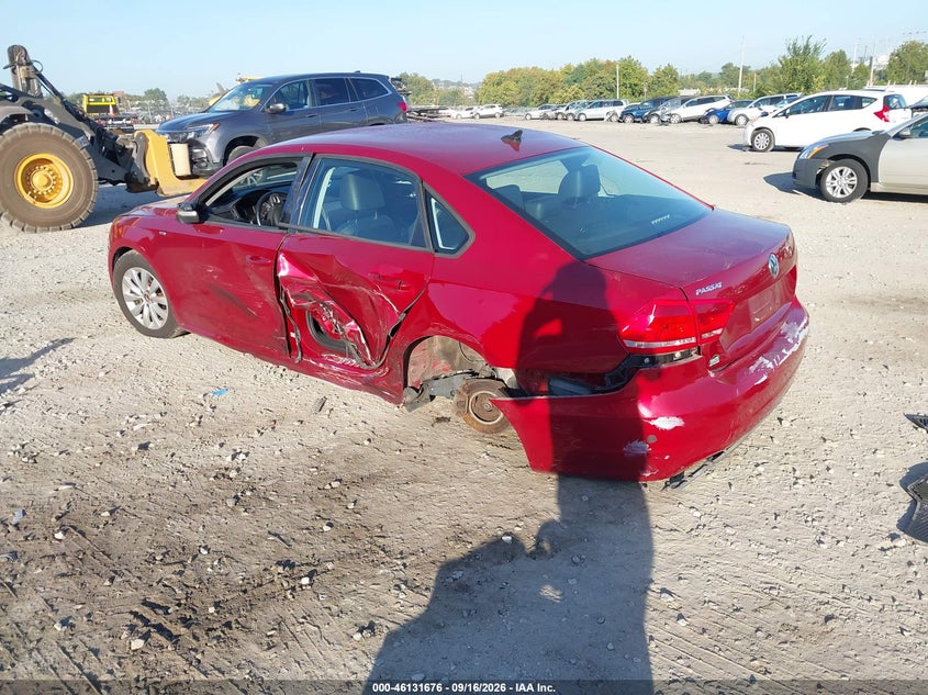 2015 VOLKSWAGEN PASSAT auction photo 3