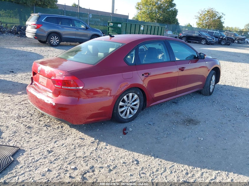 2015 VOLKSWAGEN PASSAT auction photo 4