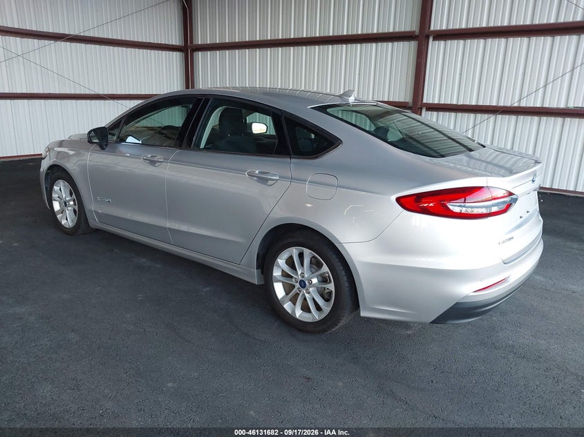 Vin: 3fa6p0luxkr115752, lot: 46631415, ford fusion hybrid se 20193