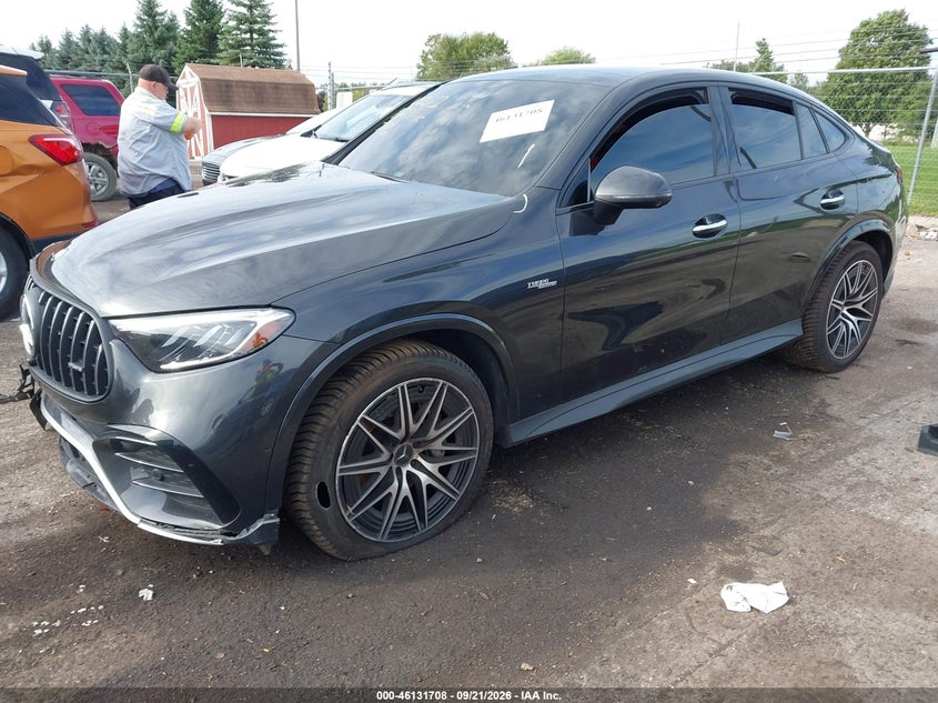 Vin: w1nkj8hbxrf185011, lot: 46631441, mercedes-benz amg glc 43 coupe 4matic 20242