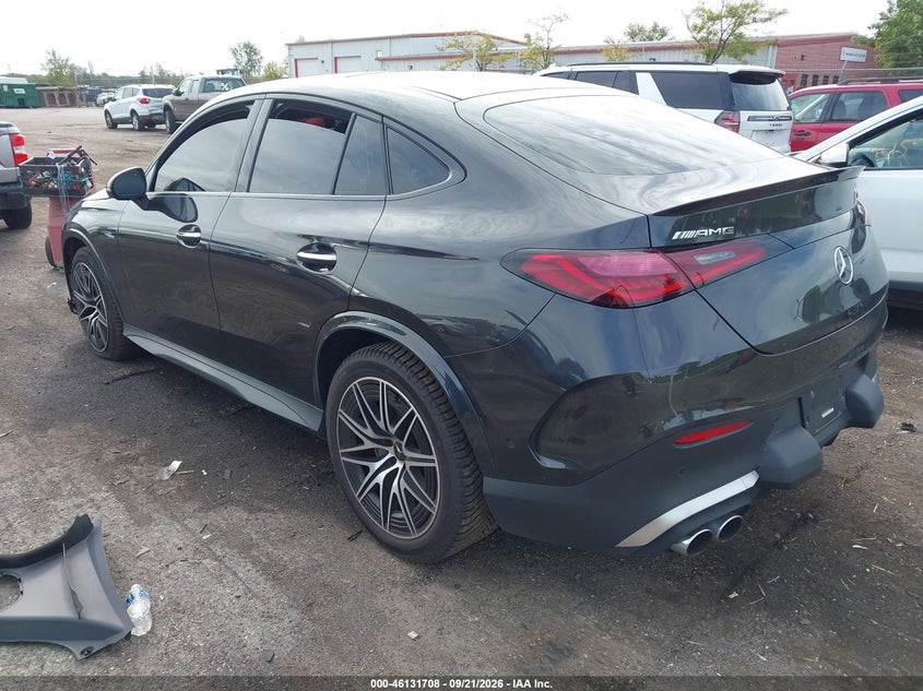 Vin: w1nkj8hbxrf185011, lot: 46631441, mercedes-benz amg glc 43 coupe 4matic 20243