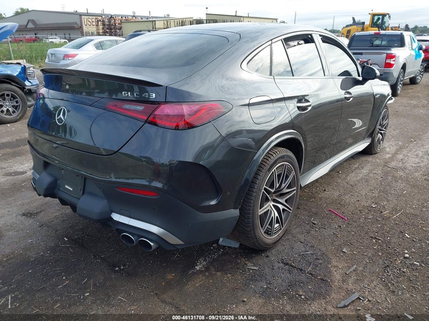 Vin: w1nkj8hbxrf185011, lot: 46631441, mercedes-benz amg glc 43 coupe 4matic 20244