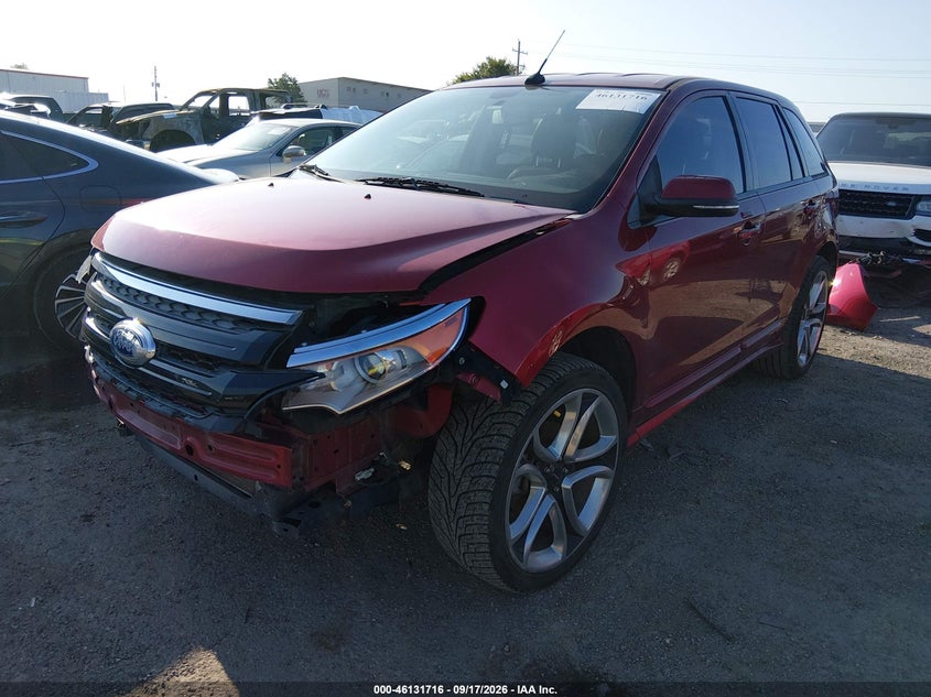 Vin: 2fmdk4ak0ebb12799, lot: 46631449, ford edge sport 20142