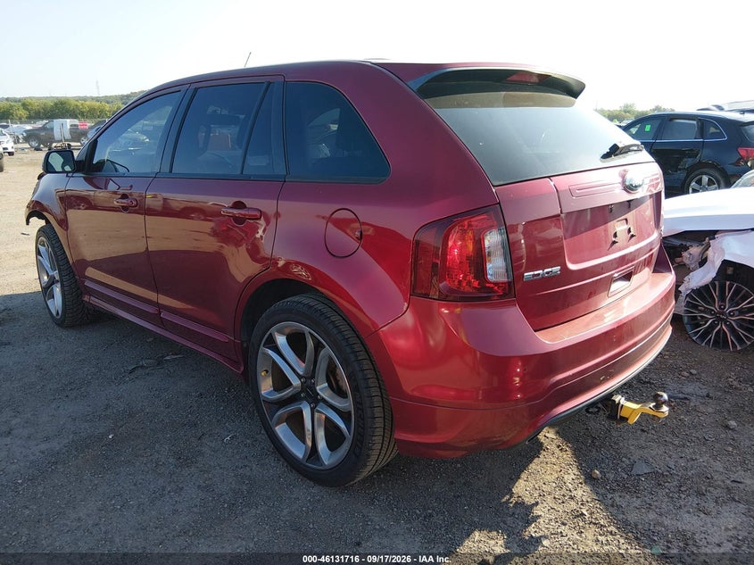 Vin: 2fmdk4ak0ebb12799, lot: 46631449, ford edge sport 20143
