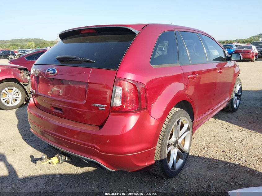 Vin: 2fmdk4ak0ebb12799, lot: 46631449, ford edge sport 20144