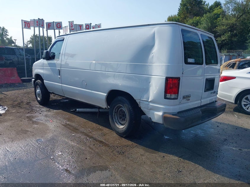 Vin: 1ftne2ew6eda00147, lot: 46631454, ford e-250 commercial 20143