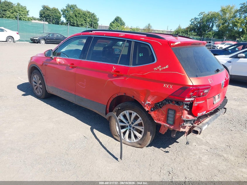 Vin: 3vv2b7ax3km045796, lot: 46631455, volkswagen tiguan 2.0t se/2.0t sel/2.0t sel r-line/2.0t sel r-line black 20193