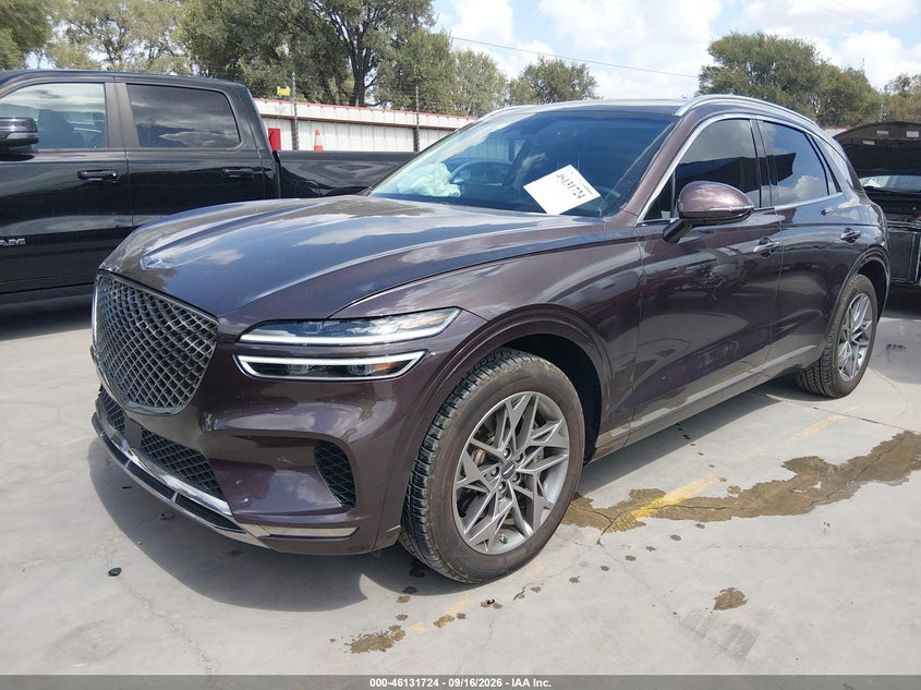 Vin: kmumadtb9pu081440, lot: 46631457, genesis gv70 2.5t awd 20232