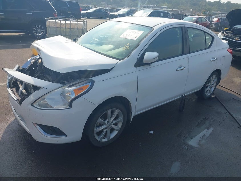 Vin: 3n1cn7ap7gl910876, lot: 46631470, nissan versa 1.6 sl 20162