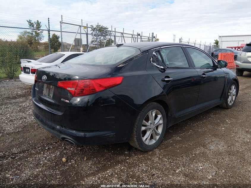 Vin: 5xxgn4a75dg231077, lot: 46631472, kia optima ex 20134
