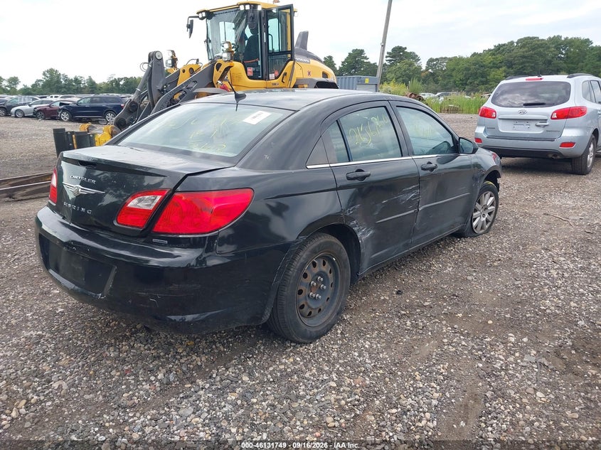 Vin: 1c3cc4fb7an177593, lot: 46631482, chrysler sebring touring 20104