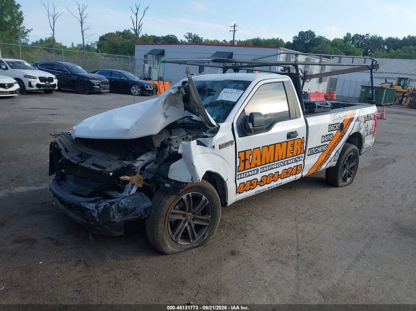 Vin: 1ftmf1c83fkd62361, lot: 46631506, ford f-150 xl 20152