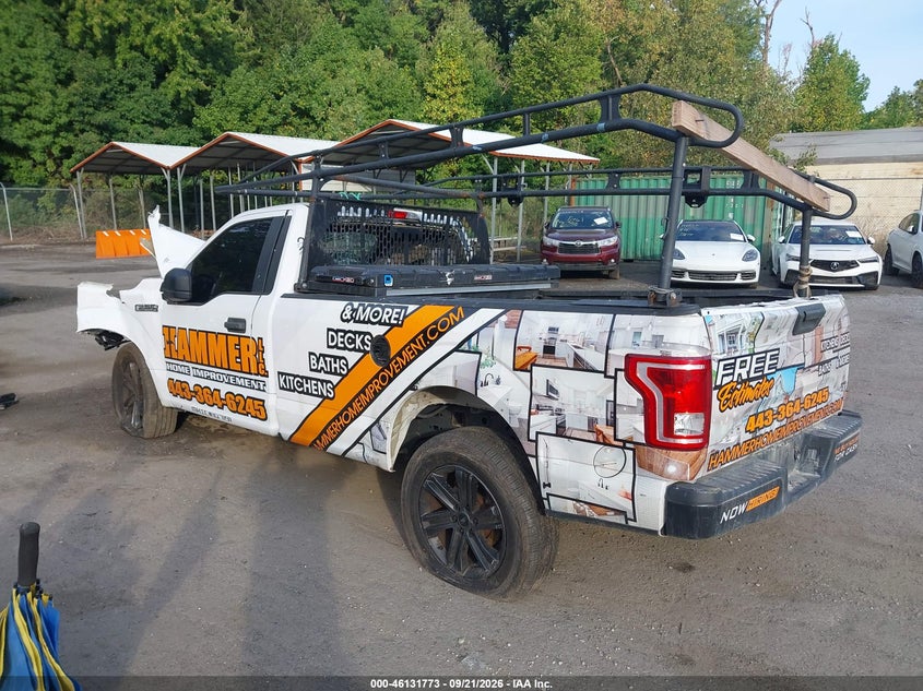 Vin: 1ftmf1c83fkd62361, lot: 46631506, ford f-150 xl 20153