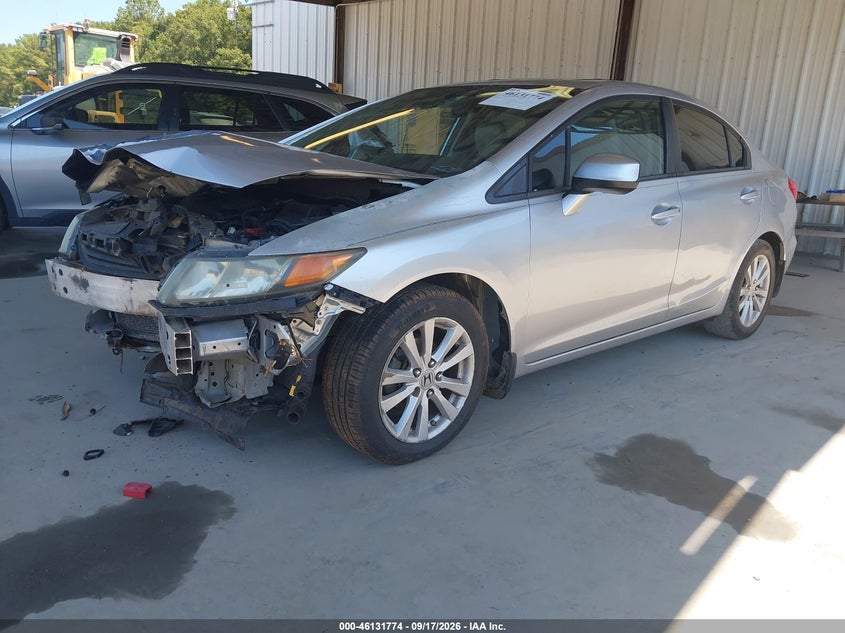 Vin: 19xfb2f95ce077013, lot: 46631507, honda civic ex-l 20122