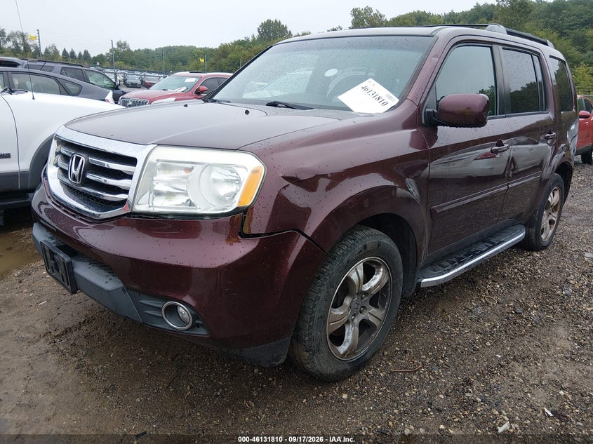 Vin: 5fnyf4h58db046174, lot: 46631543, honda pilot ex-l 20132