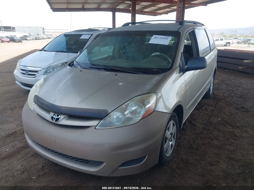 2006 Toyota Sienna, Обычный износ, IAAI, VIN 5TDZA23C06S540573 — фото 2