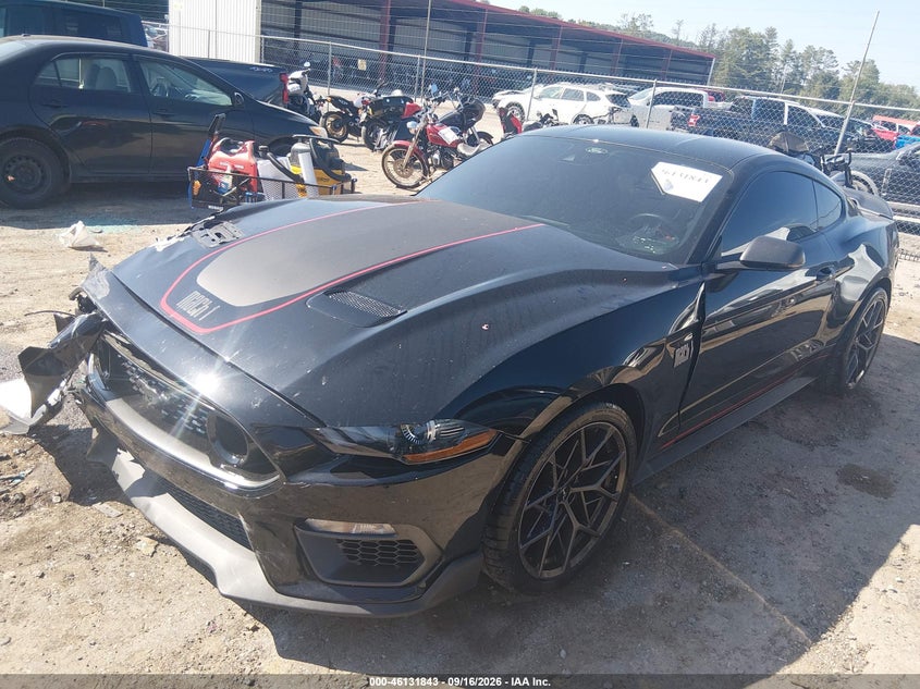 Vin: 1fa6p8r04n5553533, lot: 46631576, ford mustang mach 1 fastback 20222