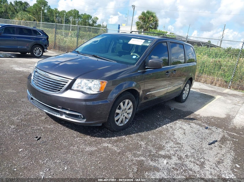 Vin: 2c4rc1bg8gr252464, lot: 46631584, chrysler town & country touring 20162