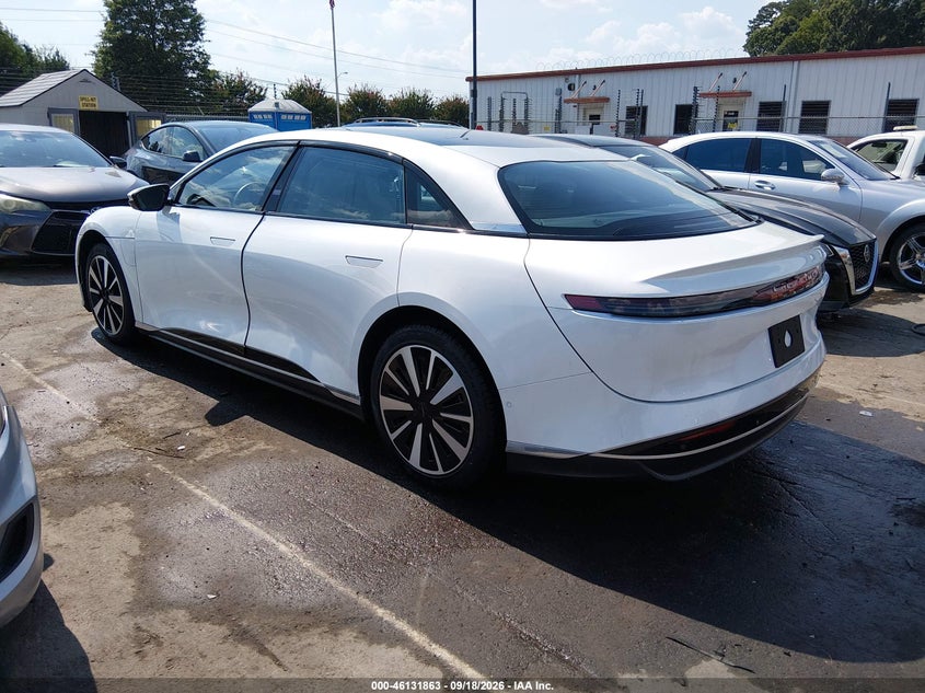 Vin: 50ea1tea2pa004250, lot: 46631596, lucid air touring 20233