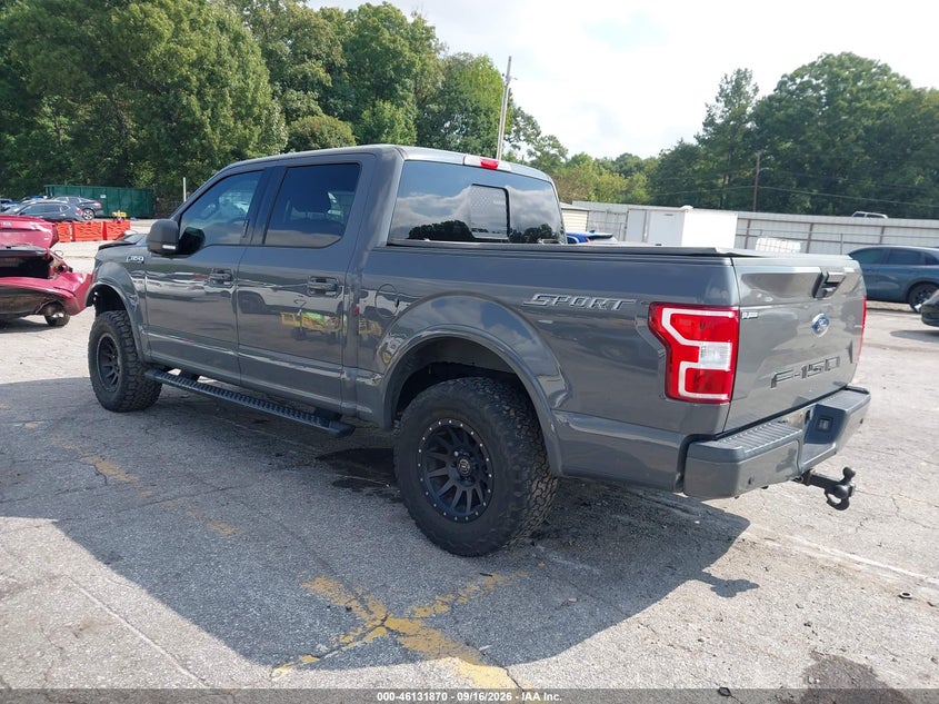Vin: 1ftew1c53jfb78615, lot: 46631603, ford f-150 xlt 20183