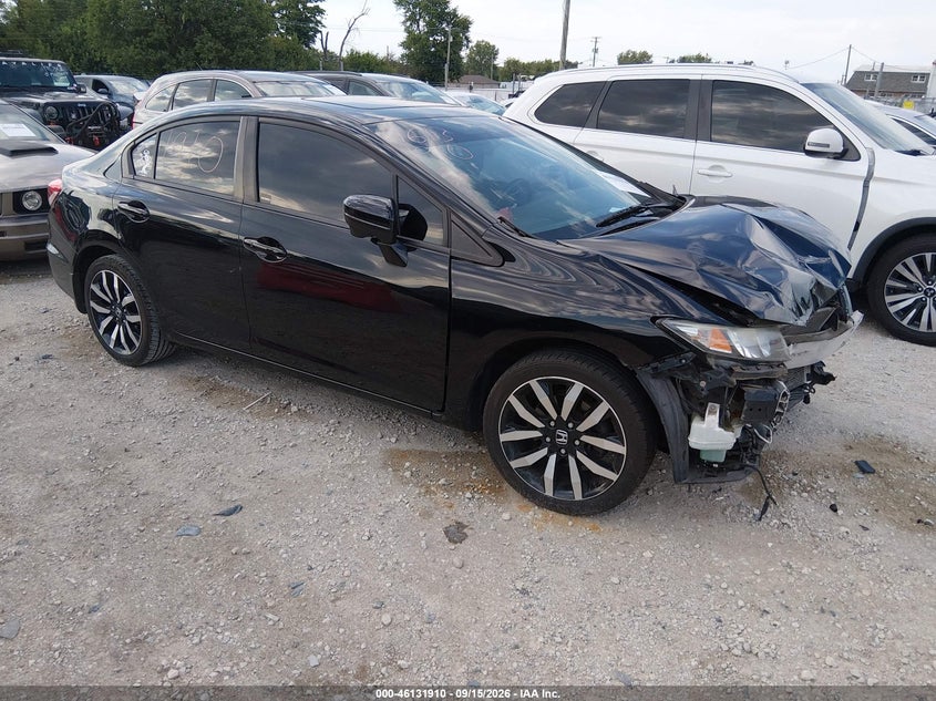 Vin: 19xfb2f94fe020029, lot: 46631643, honda civic ex-l 2015 img_1
