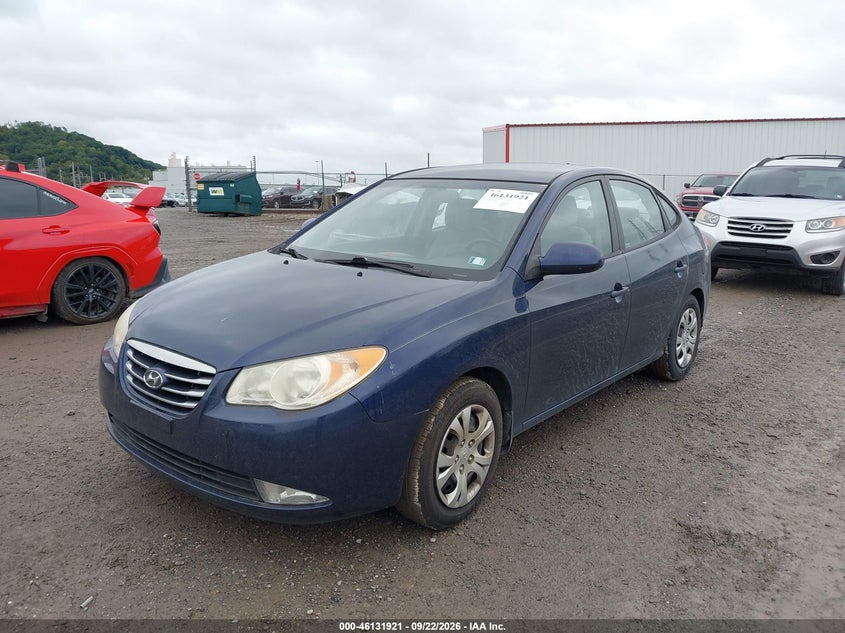 Vin: kmhdu4ad0au864924, lot: 46631654, hyundai elantra gls 20102