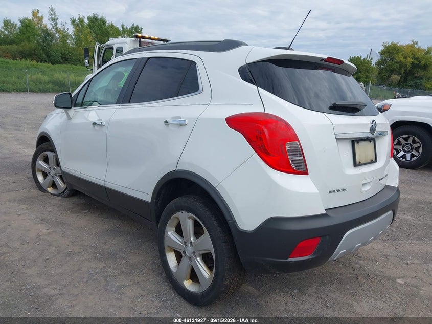 Vin: kl4cjbsb9gb547040, lot: 46631660, buick encore convenience 20163